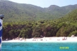 Strand aan de oostkust van Kefalonia